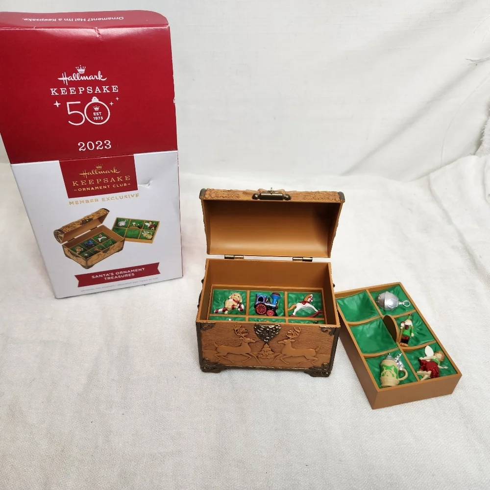 Hallmark 50th Anniversary 2023 Treasure Chest Keepsake Ornament